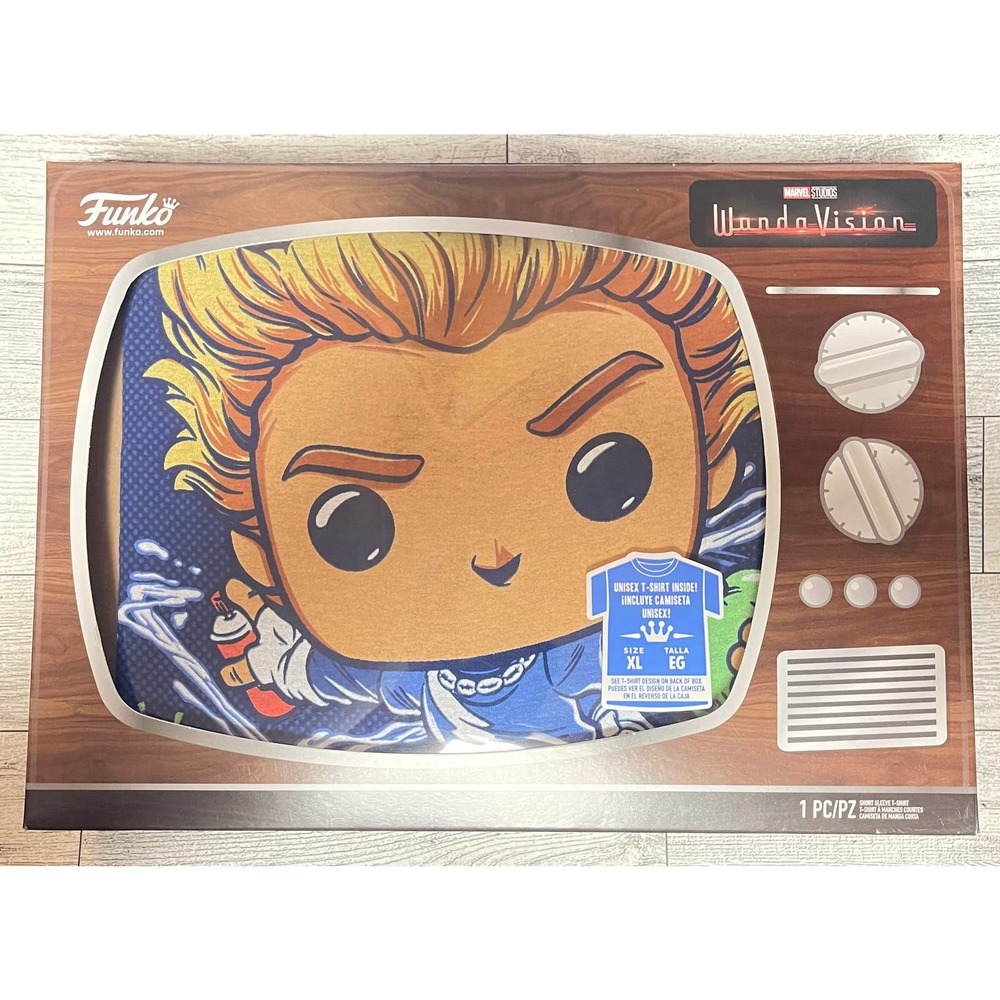 Funko POP Tee Marvel Wandavision Pietro Maximoff T-Shirt ~ XL ~ New In Box